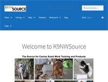 Tablet Screenshot of k9nwsource.com